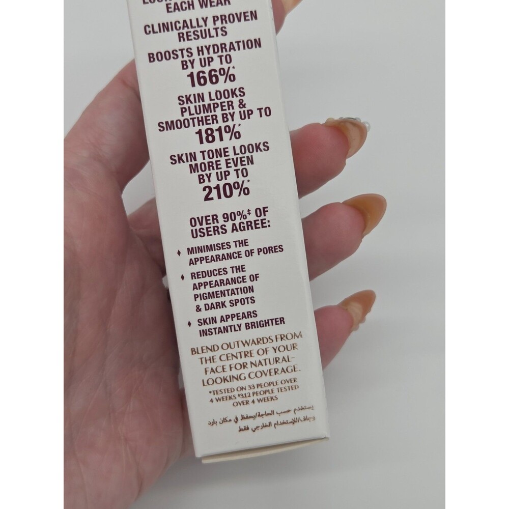 Charlotte Tilbury Beautiful Skin Liquid Foundation 1 fl oz - 3 Cool NEW - Picture 6 of 10